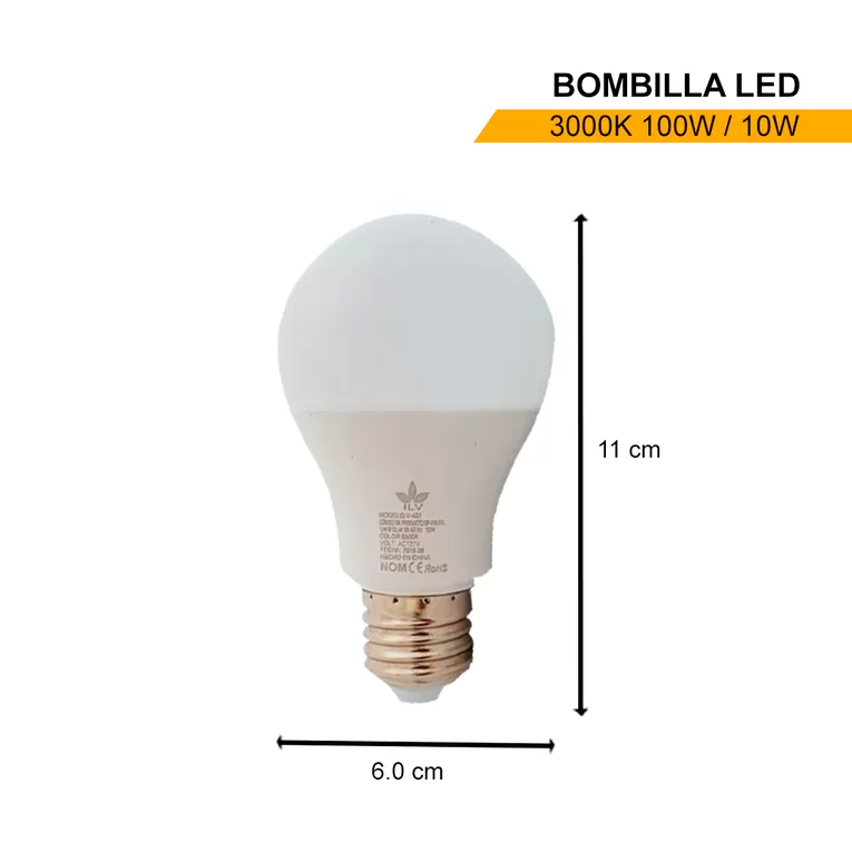 FOCO BULBO LED 10W | ILV Iluminación