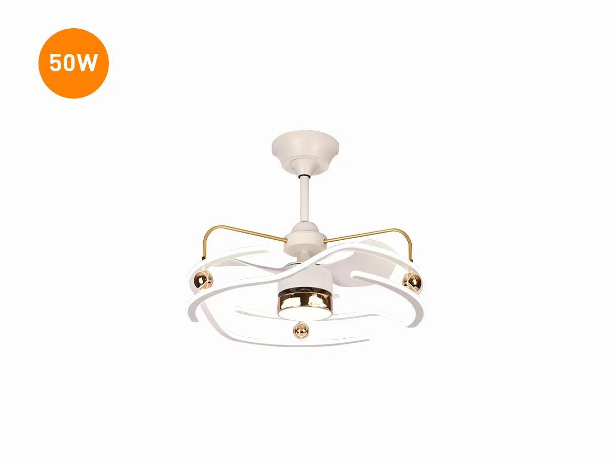 LAMPARA VENTILADOR. ORO FRANCES. 50W | ILV Iluminación