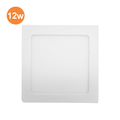 PANEL SOBREPONER FAT LED CUAD. 3000K. 12W | ILV Iluminación