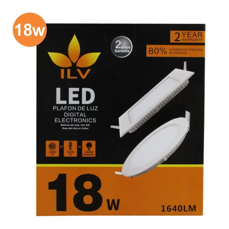 LED CUADRADO 18W | ILV Iluminación