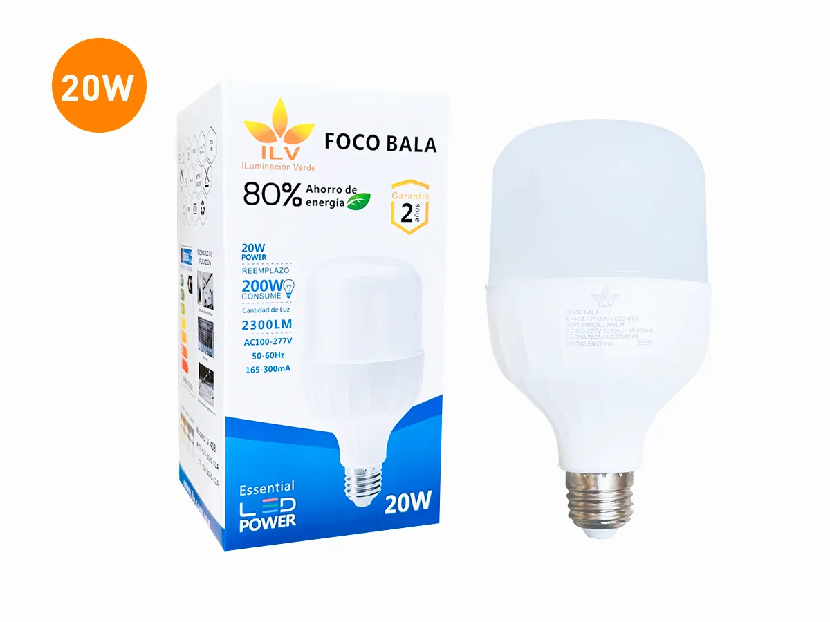 FOCO TIPO BALA. 20W | ILV Iluminación