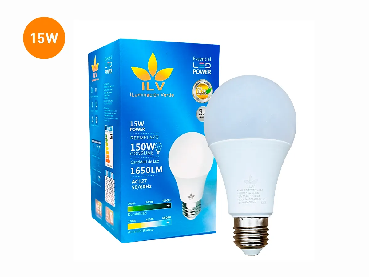 FOCO BULBO LED 15W | ILV Iluminación